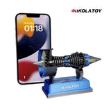 Nikola Toy Miniature Trent 900 Turbofan Engine Model（12cm/4.8in）, view 2