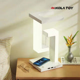 Nikola Toy Tensegrity Smart Led Desk Lamp With Wireless Charger, view 2