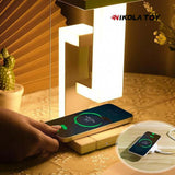 Nikola Toy Tensegrity Smart Led Desk Lamp With Wireless Charger, view 4