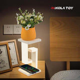 Nikola Toy Tensegrity Smart Led Desk Lamp With Wireless Charger, view 5