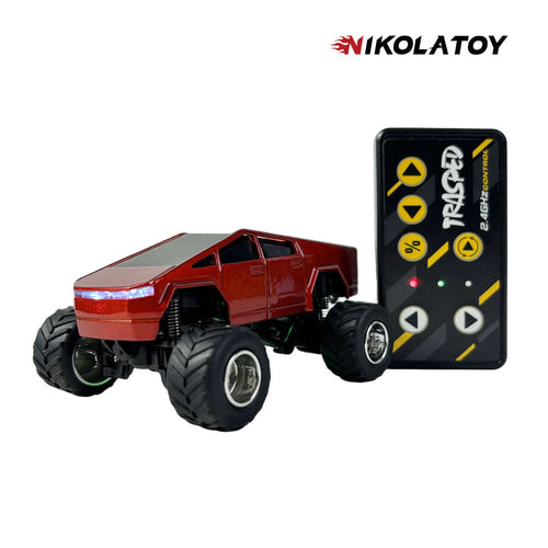 Nikola Toy 1:64 Tesla Cybertruck Desktop Remote Control Car