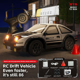 Nikola Toy Mini AE86 Desktop Remote Control Car 1:64 Drifting Racing Car, view 4