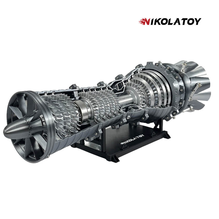Nikola Toy 3D Printed Military Fighter Turbojet Engine Model