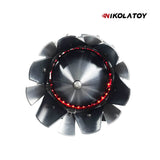 Nikola Toy 3D Printed Military Fighter Turbojet Engine Model, view 3