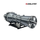 Nikola Toy 3D Printed Military Fighter Turbojet Engine Model, view 5