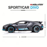 Nikola Toy 1/32 Bugatti DIVO Model Car, view 2