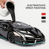 Nikola Toy Alloy 1/22 Lamborghini Poison Model Car, view 5