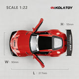 Nikola Toy Alloy 1/22 Toyota Supra Model Car, view 4