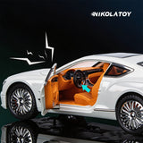 Nikola Toy Alloy 1/24 Bentley Continental Model Car, view 5