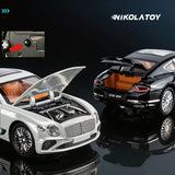Nikola Toy Alloy 1/24 Bentley Continental Model Car, view 6