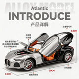 Nikola Toy Alloy 1/24 Bugatti Atlantic Model Car, view 4