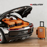 Nikola Toy Alloy 1/24 Bugatti Atlantic Model Car, view 6