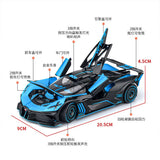 Nikola Toy Alloy 1/24 Bugatti Bolide Model Car, view 4
