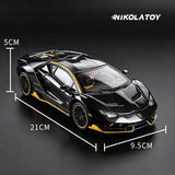 Nikola Toy Alloy 1/24 Lamborghini LP770-4 Model Car, view 4