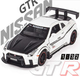 Nikola Toy Alloy 1/32 Nissan GTR Model Car, view 2