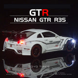Nikola Toy Alloy 1/32 Nissan GTR Model Car, view 3