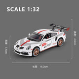 Nikola Toy Alloy 1/32 Porsche 911 Track Edition Model Car, view 5