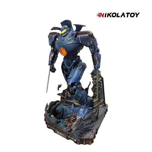 Nikola Toy Pacific Rim Gipsy Danger P15 Mechanical Action LED Illuminated Figure Statue