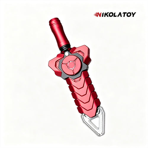 Nikola Toy Rattlesnake Sword Red Black Luminous Version