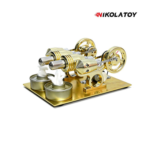 Nikola Toy Stirling Engine - Golden Crab