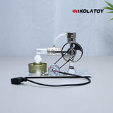 Nikola Toy L-Type Stirling Engine Model with Power Generation and Indicator Light, view 2