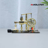 Nikola Toy Stirling Engine Model with Power Generation and Indicator Light, view 2