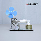 Nikola Toy Stirling Engine Model - Power Generation+Windmill, view 2