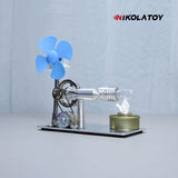 Nikola Toy Stirling Engine Model - Power Generation+Windmill, view 3