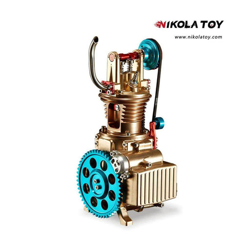 Nikola Toy TECHING All-Metal Craftsmen Mini Single-Cylinder High Challenge Assembled Model Kits