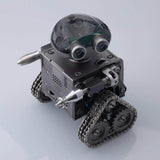 Nikola Toy TECHING 160PCS Metal Remote Control Tank Robot Building Kits Bluetooth Speaker, view 6