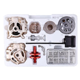 Nikola Toy TECHING Assembly Vintage Classic Car Metal Mechanical Model Toy With Electric Engine 310+pcs, view 2