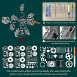 Nikola Toy TECHING DIY 5 Cylinder Electric Mechanical Aircraft Radial Engine Model Kits, view 4