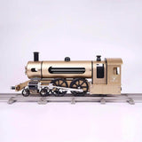 Nikola Toy TECHING Engine Steam Train Model With Pathway Full Aluminum Alloy Model Kits, view 5