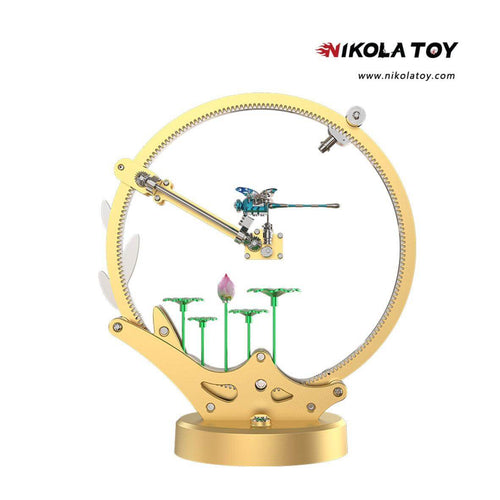 Nikola Toy TECHING Flying Dragonfly Kinetic Sculpture 3D Metal Model DIY Kits