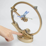 Nikola Toy TECHING Flying Dragonfly Kinetic Sculpture 3D Metal Model DIY Kits, view 2