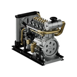 Nikola Toy TECHING Workable Mini Diesel 4-Cylinder Engine Metal Model DIY Kits, view 6