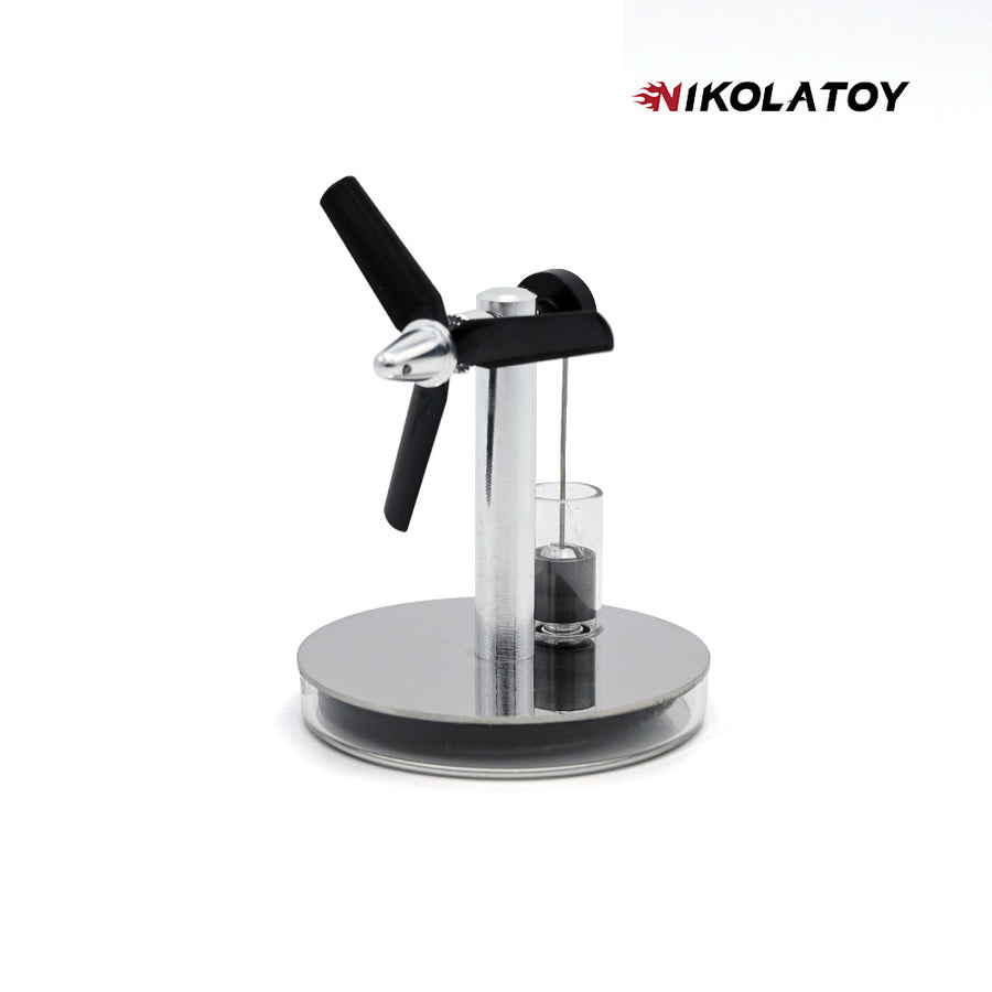 Nikola Toy Temperature Difference Stirling Engine Propeller Mirror Cup Cover
