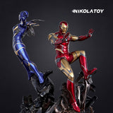 Nikola Toy The Avengers 1/4 Scale Mark 85 & Mark 49 Rescue Full-Body Figurine Set, view 3