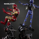 Nikola Toy The Avengers 1/4 Scale Mark 85 & Mark 49 Rescue Full-Body Figurine Set, view 4