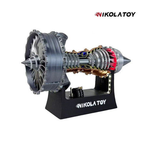 Nikola Toy TR900 Turbofan Engine Model (25cm / 10in) Flagship Version Diy Kits