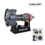 Nikola Toy TR900 Turbofan Engine Model (25cm / 10in) Flagship Version Diy Kits, view 2