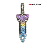 Nikola Toy Ultra Limited Rattlesnake Sword Titanium Ice Crystal Forging One of a Kind EDC Toy, view 3