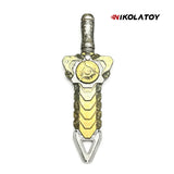 Nikola Toy Ultra Limited Rattlesnake Sword Titanium Ice Crystal Forging One of a Kind EDC Toy, view 6