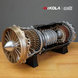 Nikola Toy WS-15 Fighter Turbofan Engine Model DIY Assembly Kits 150+ PCS, view 2