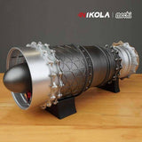 Nikola Toy WS-15 Fighter Turbofan Engine Model DIY Assembly Kits 150+ PCS, view 4