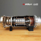 Nikola Toy WS-15 Fighter Turbofan Engine Model DIY Assembly Kits 150+ PCS, view 5
