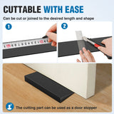 Nilight 0.6Inch Rise Threshold Ramp for doorways, 39.4Inch Wide Low Profile Cuttable Rubber Access Door Ramp for Doorway, Curb, Home Steps, Bathroom, view 4
