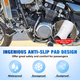 Nilight 1-1/4 Inch Motorcycle Highway Pegs For Harley Touring Street Glide Electra Glide Road King CVO Dyna Trike Sportster Adjustable Short Angled Foot Pegs Universal For 1.25 Inch Engine Guard Crash Bars, view 5