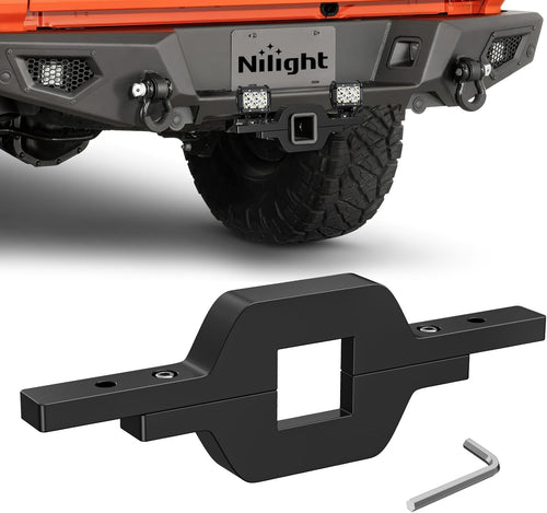 Nilight 1-1/4 inch Towing Hitch Mount Bracket for Truck Trailer RV SUV Pick Up fit Dual LED Work Light Reverse Rear Back Up Off Road Lights(Towing Hitch Mount Bracket) Without Light