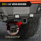 Nilight 1-1/4 inch Towing Hitch Mount Bracket for Truck Trailer RV SUV Pick Up fit Dual LED Work Light Reverse Rear Back Up Off Road Lights(Towing Hitch Mount Bracket) Without Light, view 5